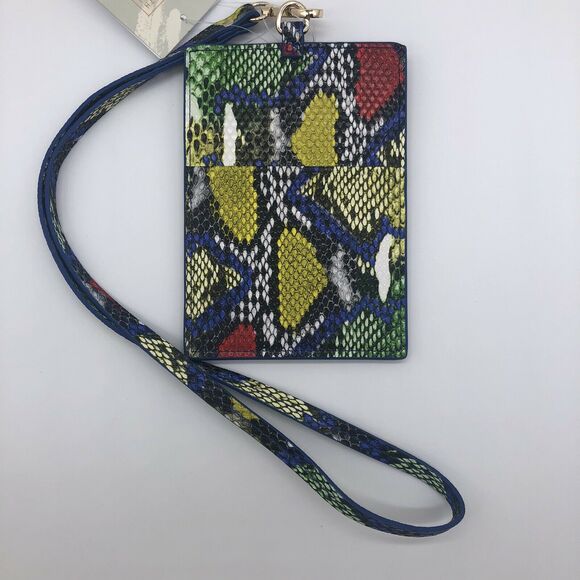 14th & Union Faux Alligator card holder with strap - Picture 3 of 4